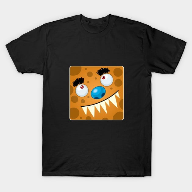 Orange Monster T-Shirt by eyeopening